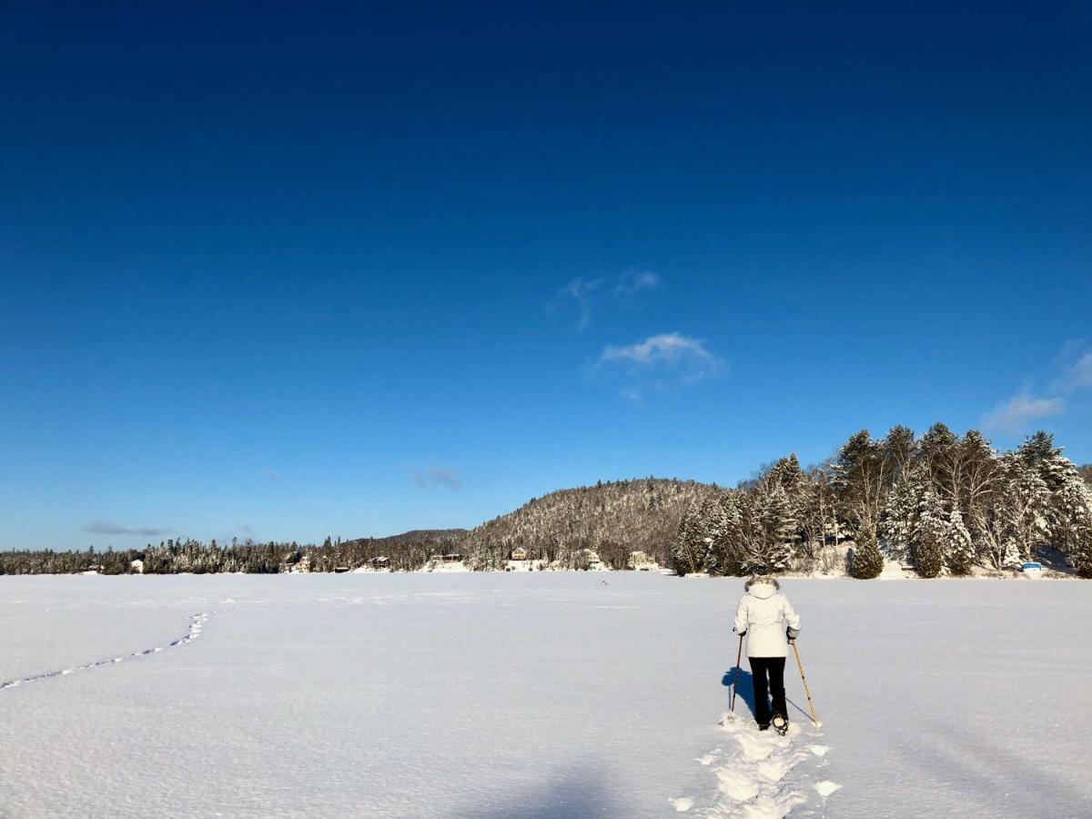 Le Chalet De Claude, Au Pied Des Monts-Valin Saint-David-de-Falardeau ภายนอก รูปภาพ