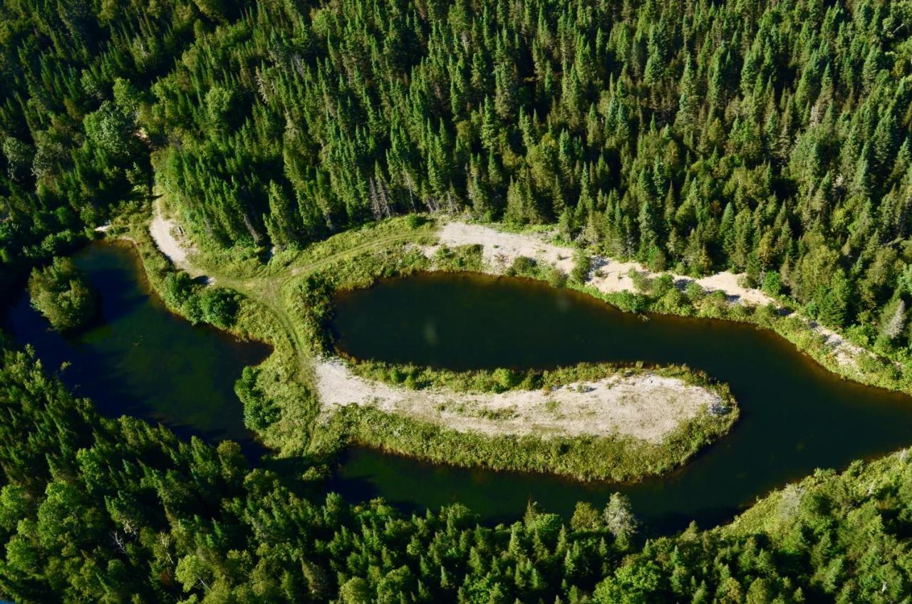 Le Chalet De Claude, Au Pied Des Monts-Valin Saint-David-de-Falardeau ภายนอก รูปภาพ